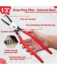 Xdovet Snap Ring Pliers External Bent Jaw Retaining