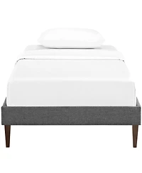 Modway Sharon Fabric Twin Bed Frame with Squared Tapered Legs