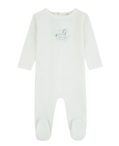 NoggiWear Baby Boys( 1M to 9M ) Rocking Horse Footie