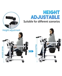 gaomon Electric Transfer Lift Chair with Commode Seat for Home Mobility Assistance