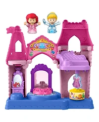 Fisher Price Disney Princess Cinderella and Ariel Shimmer & Glow Dress Shop Light-Up 2-Piece Playset, Ages 1.5+