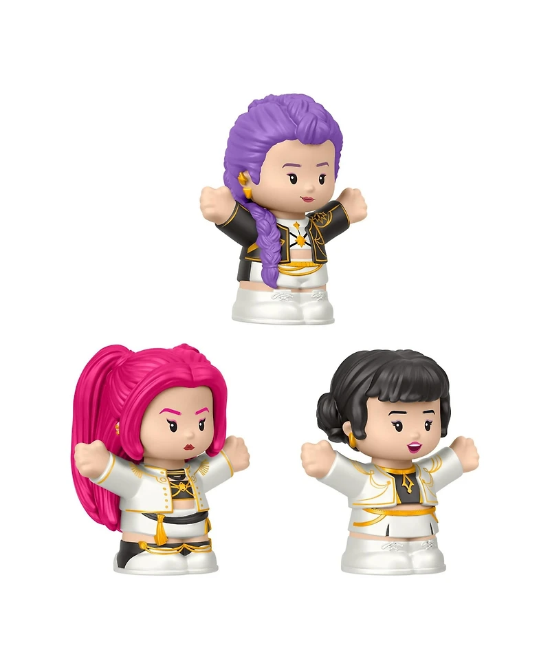 Little People KPop Demon Hunters: Huntr/X Special Edition 3-Piece Action Figure Set, Ages 8+