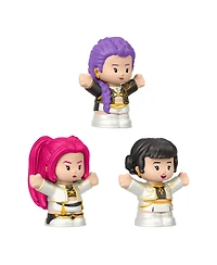 Little People KPop Demon Hunters: Huntr/X Special Edition 3-Piece Action Figure Set, Ages 8+