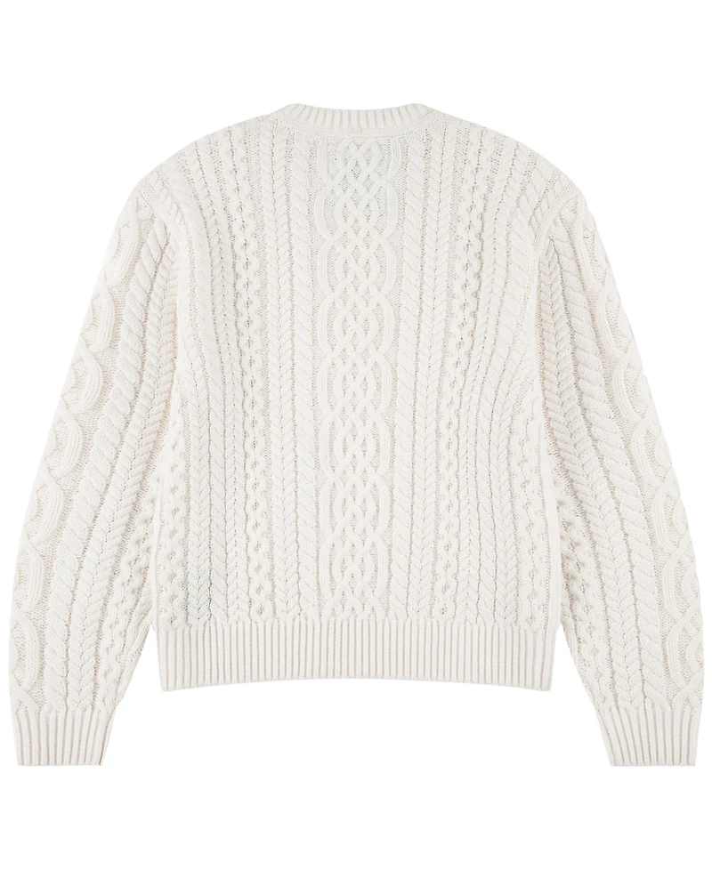 abercrombie kids Boys' 5-18 Cable Crew Sweater