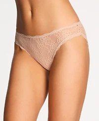 b.tempt'd Women's by Wacoal Floral Lace Moderate Coverage High-Leg Panties