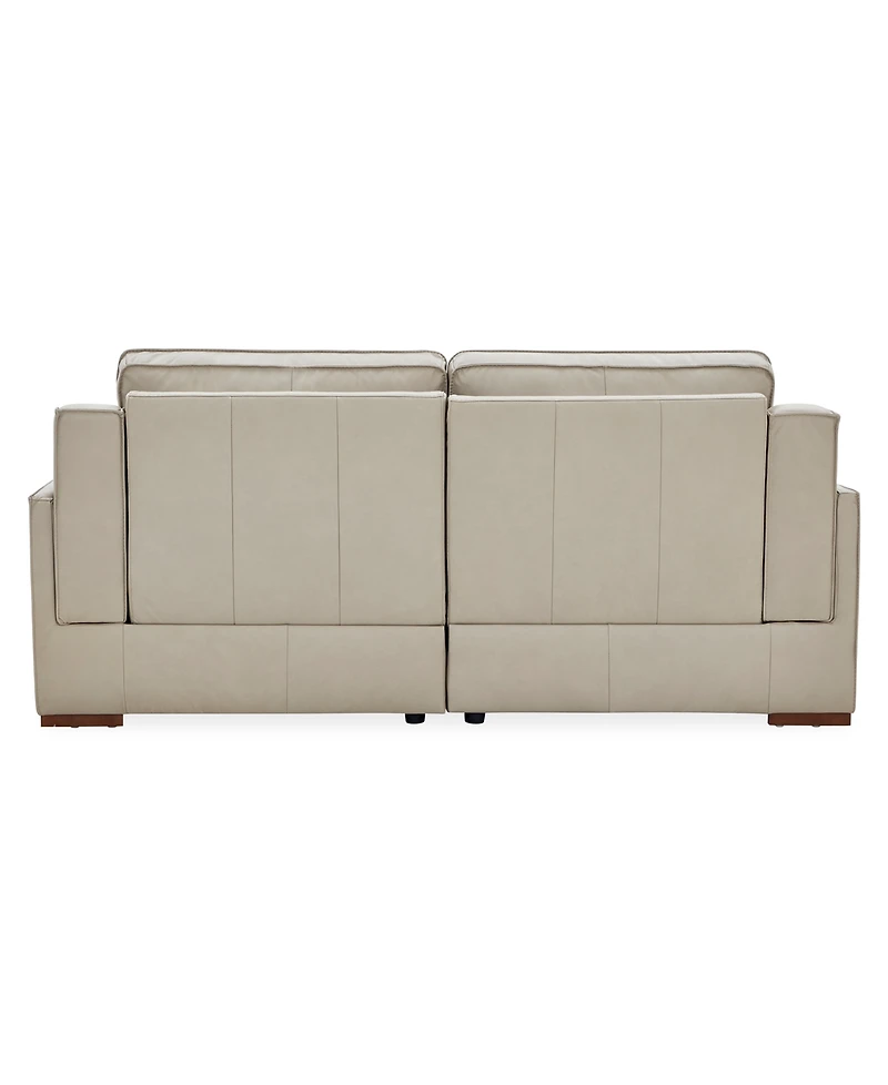 Aspen 2 Pm 2-Piece Leather Sofa Set (Laf Recliner, Raf Recliner), Macy's Exclusive