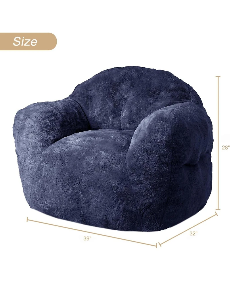 gaomon Bean Bag Chair, 39" Beanbag Chair Adult Bean Bag Couch with Filler Included