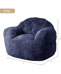 gaomon Bean Bag Chair, 39" Beanbag Chair Adult Bean Bag Couch with Filler Included