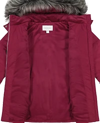 Calvin Klein Girls' 7-16 Aerial Puffer Jacket