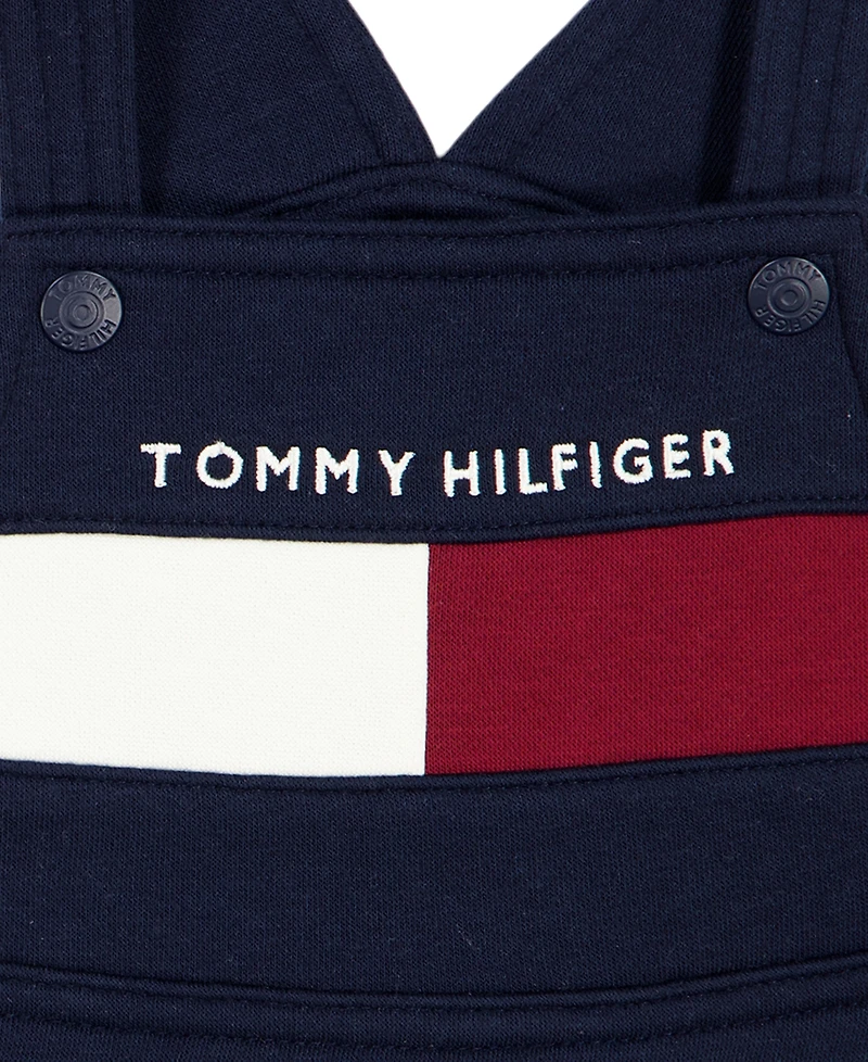 Tommy Hilfiger Baby Boys' Stripe Bodysuit and Overall, 2-Piece Set