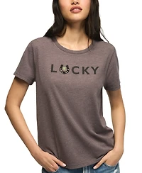 Lucky Brand Women's Embroidered Horseshoe Classic-Fit T-Shirt