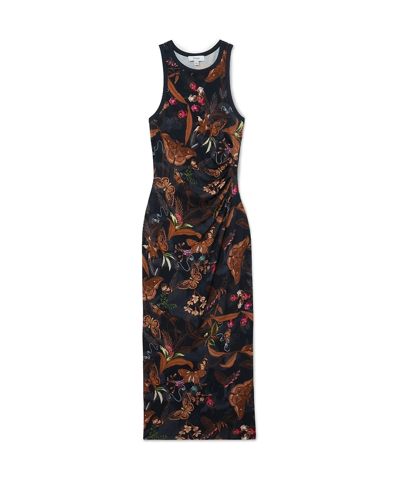 Reiss Women's Lola Printed Jersey Midi Dress