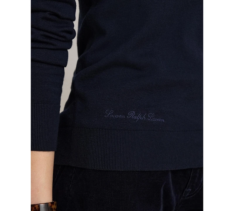 Lauren Ralph Women's Long-Sleeve Crewneck Sweater