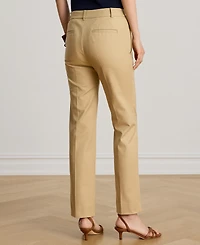 Lauren Ralph Women's High-Rise Slim Ankle Pants