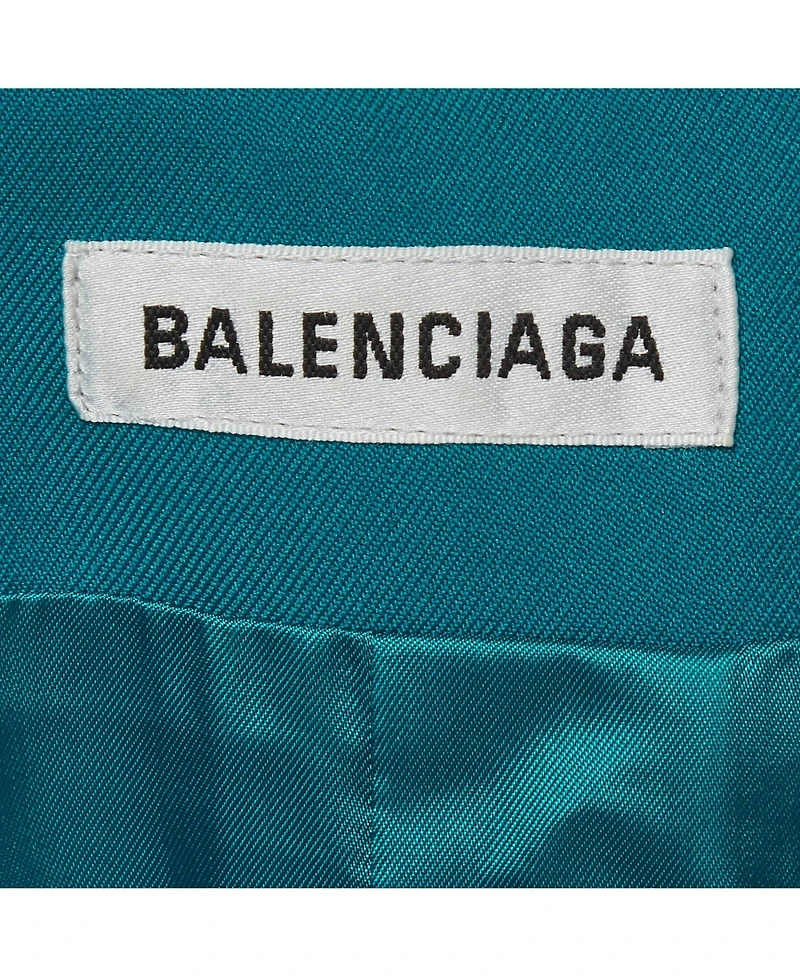Pre-Owned Balenciaga Women's Gabardine Long Sleeve Blazer Dress