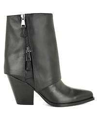 Nine West Women's Umberto Fold Over Snip Toe Booties