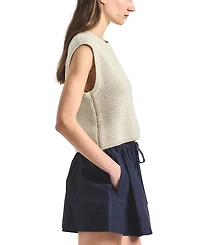 Derek Lam 10 Crosby Women's Vivienne Mesh Knit Sleeveless Sweater