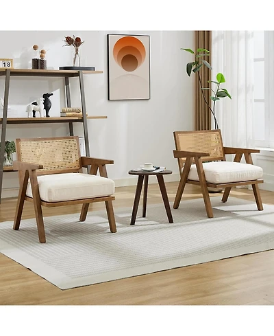 gaomon Mid Century Accent Chairs Set of 2