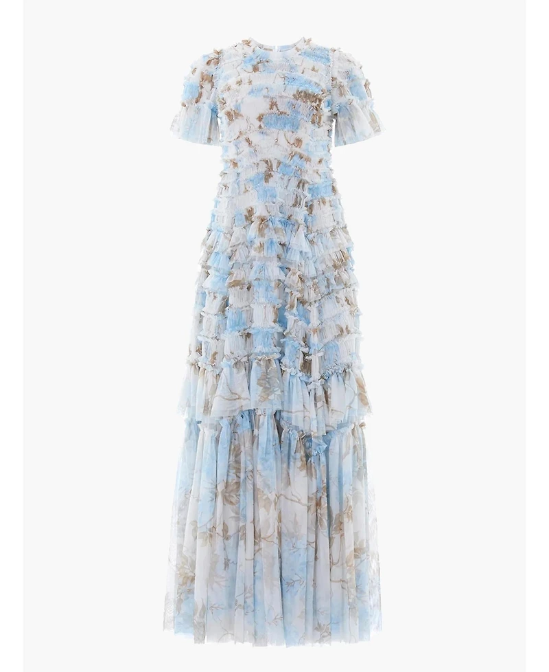 Needle & Thread Women's Wisteria Valentine Ruffle Gown