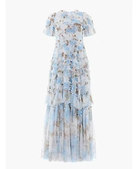 Needle & Thread Women's Wisteria Valentine Ruffle Gown