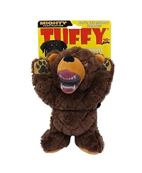 Mighty Angry Animals Bear, Durable Plush Squeaky Dog Toy