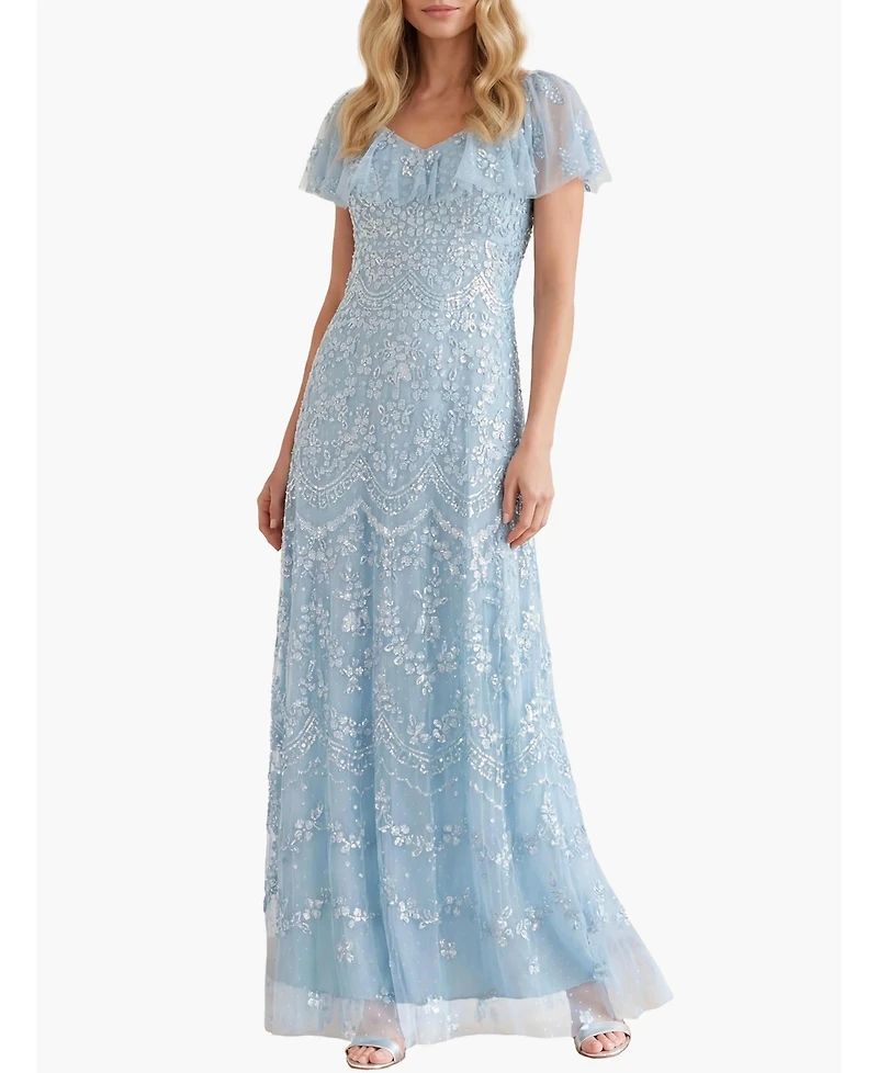 Needle & Thread Women's Freya V-Neck Gown