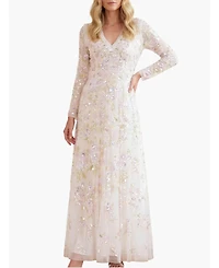 Needle & Thread Women's Sequin Paradise V-Neck Gown