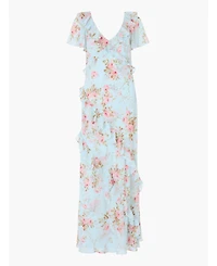 Needle & Thread Women's Summer s Rose Georgette V-neck Gown