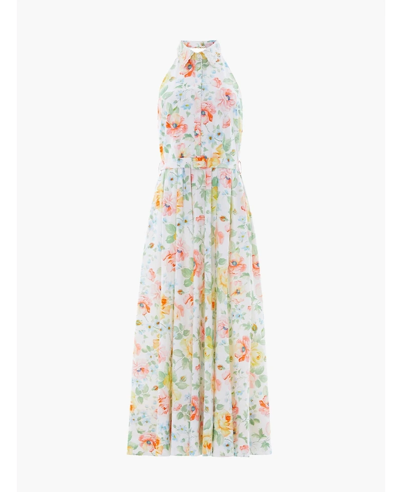 Needle & Thread Women's Sienna Rose Cotton Halter Maxi Gown