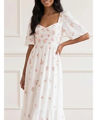 Needle & Thread Women's Flora Ditsy Cotton Ankle Gown