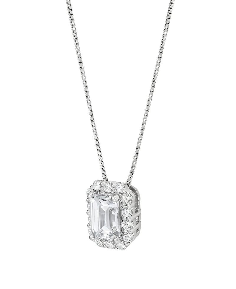 Macy's Igi Certified Lab-Grown Diamond Pendant Necklace (1 ct. t.w.) in 14k White Gold