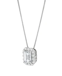 Macy's Igi Certified Lab-Grown Diamond Pendant Necklace (1 ct. t.w.) in 14k White Gold