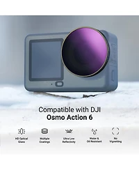 Neewer ND8 Camera Lens Accessory with Cpl, ND8 for select Dji Osmo Action models
