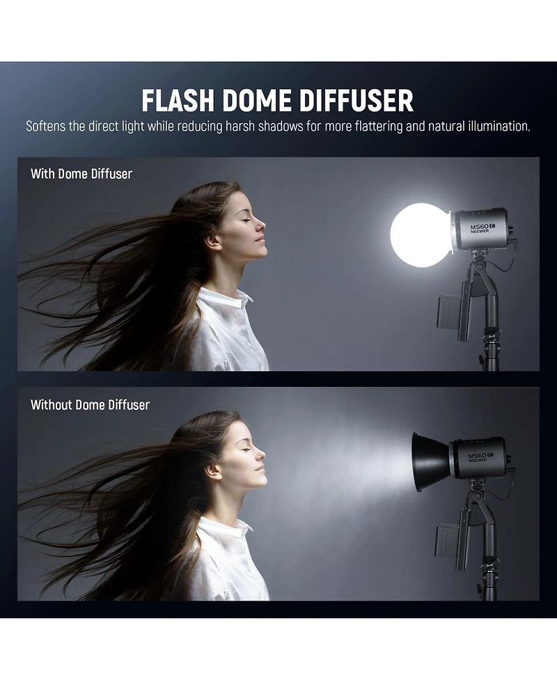 Neewer CRS6 Softbox for Godox V1 Z2PRO Z3R Round Head Flash