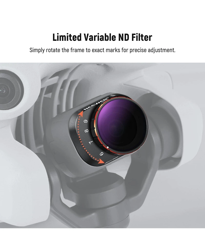 Neewer ND64-512 Camera Lens Accessory