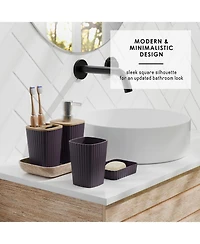 8 Piece Complete Bathroom Decor and Accessory Set with Bath Rugs
