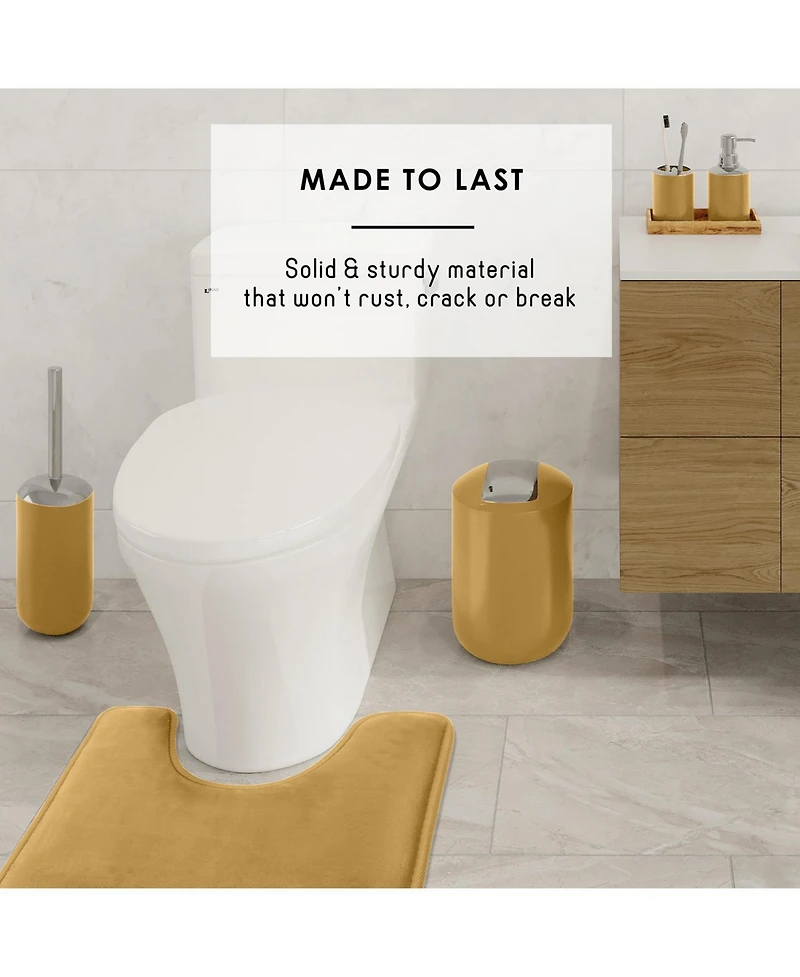 Clara Clark Complete Bathroom Set with Bath Rugs