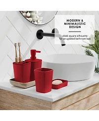 Clara Clark 11-Piece Complete Holiday Bathroom Decor and Accessory Set with Shower Caddy Set
