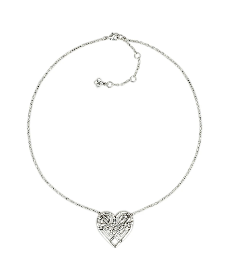 Patricia Nash Scandinavian Knot Collection Heart Necklace