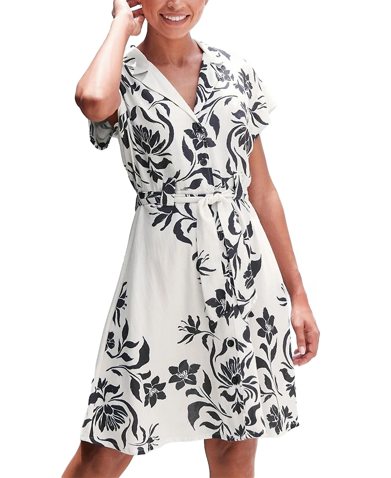 Lascana Women's Belted Shirt Dress
