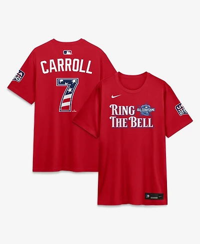 Nike Men's 2026 All-Star Game National League Corbin Carroll Red Name & Number T-Shirt