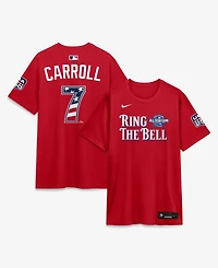 Nike Men's 2026 All-Star Game National League Corbin Carroll Red Name & Number T-Shirt