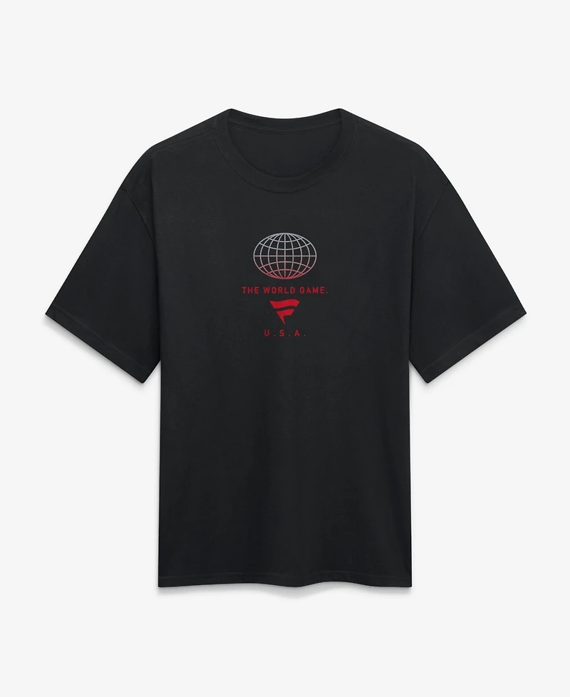 Fanatics Men's Black Usa Streets Of The World Heavyweight T-Shirt