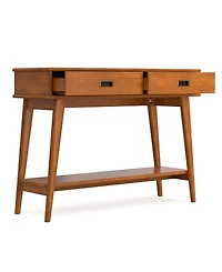 Simpli Home Draper 31" Wood Console Table