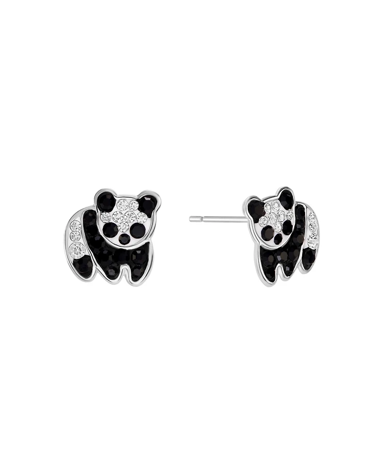 Macy's Crystal Pave Panda Stud Earrings