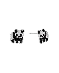 Macy's Crystal Pave Panda Stud Earrings