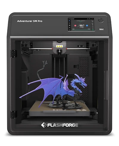 Flashforge Fully Enclosed 3D Printer CoreXY 600 mm/s 0.4 and 0.6mm Quick Swap 280degree(s)C Nozzles 1 Click Auto Leveling 220×220×220mm