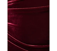 Adrianna Papell Women's Long-Sleeve Velvet Dress