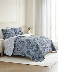 Lenox Festive Botanical 2-Piece Quilt Set, Twin