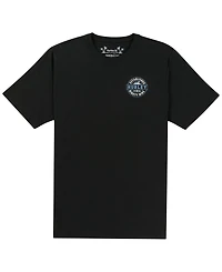 Hurley Men's Camp Artwork At Center Back Crewneck T-Shirt
